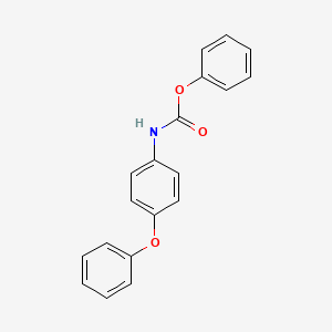 molecular formula C19H15NO3 B2592592 phenyl N-(4-phenoxyphenyl)carbamate CAS No. 860786-74-9