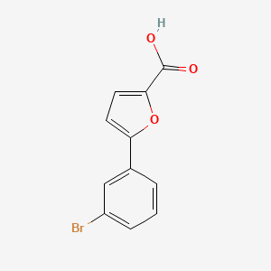molecular formula C11H7BrO3 B2592617 5-(3-Bromophenyl)furan-2-carboxylic acid CAS No. 54022-98-9
