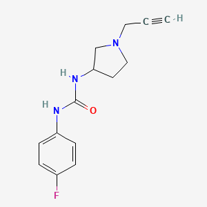 1-(4-Fluorophenyl)-3-[1-(prop-2-yn-1-yl)pyrrolidin-3-yl]urea