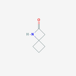 molecular formula C6H9NO B2592706 1-氮杂螺[3.3]庚烷-2-酮 CAS No. 51047-68-8