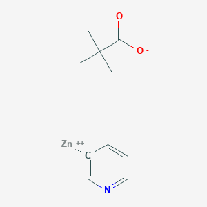 molecular formula C10H13NO2Zn B2592769 (ピリジン-3-イル)亜鉛ピバレート (1.07 mmol/g) CAS No. 1344727-29-2