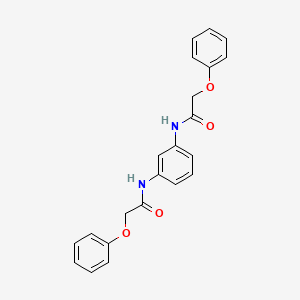 molecular formula C22H20N2O4 B2592804 N,N'-(1,3-phenylene)bis(2-phenoxyacetamide) CAS No. 162086-18-2