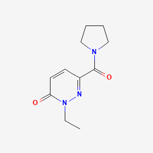 2-ethyl-6-(pyrrolidine-1-carbonyl)pyridazin-3(2H)-one