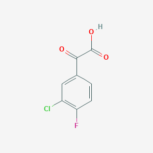 (3-Chloro-4-fluorophenyl)glyoxylic acid
