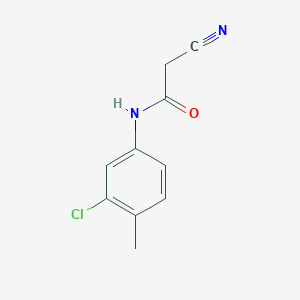 molecular formula C10H9ClN2O B2592864 N-(3-氯-4-甲基苯基)-2-氰基乙酰胺 CAS No. 24522-39-2