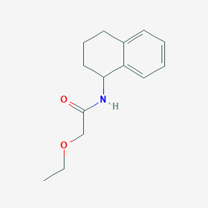 molecular formula C14H19NO2 B259287 2-ethoxy-N-(1,2,3,4-tetrahydro-1-naphthalenyl)acetamide 