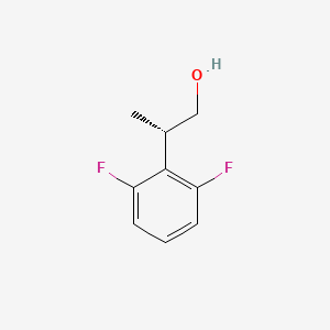 molecular formula C9H10F2O B2592888 (2S)-2-(2,6-Difluorophenyl)propan-1-ol CAS No. 2248199-63-3