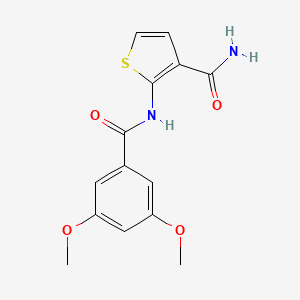 B2592932 2-(3,5-Dimethoxybenzamido)thiophene-3-carboxamide CAS No. 924104-96-1