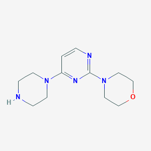 4-(4-(Piperazin-1-yl)pyrimidin-2-yl)morpholine