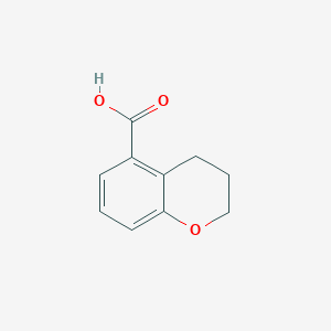 molecular formula C10H10O3 B2592938 色满-5-羧酸 CAS No. 209256-64-4