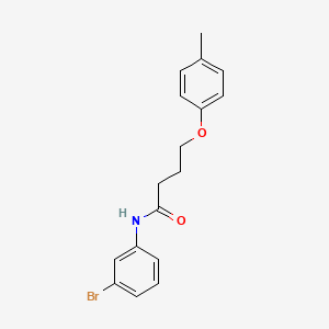 molecular formula C17H18BrNO2 B2592951 N-(3-溴苯基)-4-(4-甲基苯氧基)丁酰胺 CAS No. 433256-91-8