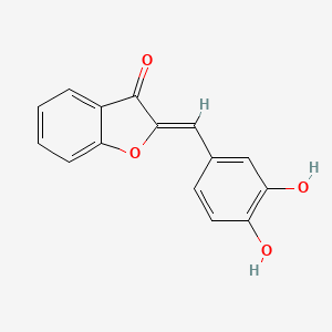 (2Z)-2-[(3,4-dihydroxyphenyl)methylidene]-1-benzofuran-3-one