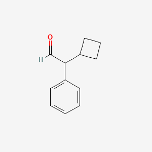 B2593023 Cyclobutylphenylacetaldehyde CAS No. 123078-48-8