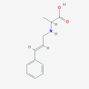 molecular formula C12H15NO2 B259307 N-cinnamylalanine 