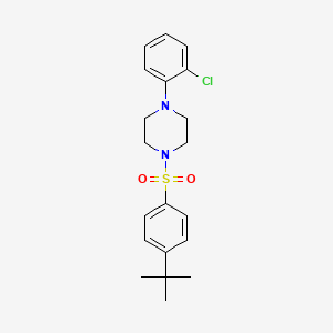 1-(4-Tert-butylphenyl)sulfonyl-4-(2-chlorophenyl)piperazine