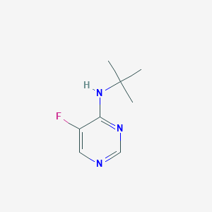 molecular formula C8H12FN3 B2593200 N-(tert-butyl)-5-fluoropyrimidin-4-amine CAS No. 2309734-41-4