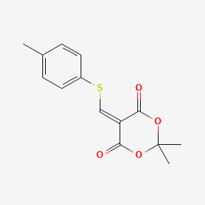 2,2-Dimethyl-5-{[(4-methylphenyl)sulfanyl]methylene}-1,3-dioxane-4,6-dione