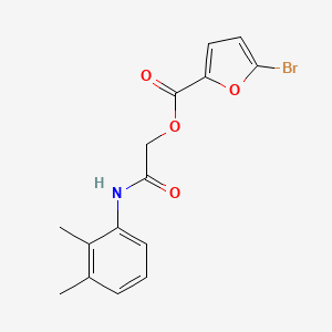 molecular formula C15H14BrNO4 B2593244 [(2,3-Dimethylphenyl)carbamoyl]methyl 5-bromofuran-2-carboxylate CAS No. 386276-98-8