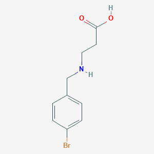 molecular formula C10H12BrNO2 B259325 N-(4-bromobenzyl)-beta-alanine 