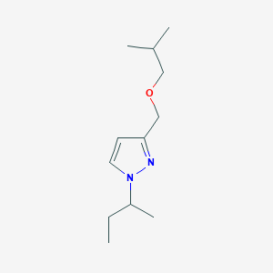 molecular formula C12H22N2O B2593265 1-sec-butyl-3-(isobutoxymethyl)-1H-pyrazole CAS No. 1856030-56-2