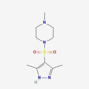 1-[(3,5-dimethyl-1H-pyrazol-4-yl)sulfonyl]-4-methylpiperazine