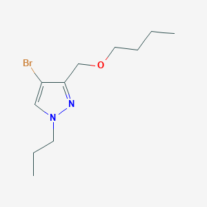 4-bromo-3-(butoxymethyl)-1-propyl-1H-pyrazole
