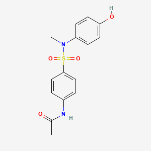 N-[4-[(4-hydroxyphenyl)-methylsulfamoyl]phenyl]acetamide