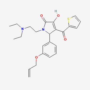5-(3-(allyloxy)phenyl)-1-(2-(diethylamino)ethyl)-3-hydroxy-4-(thiophene-2-carbonyl)-1H-pyrrol-2(5H)-one