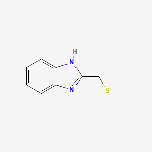 molecular formula C9H10N2S B2593368 2-(methylsulfanylmethyl)-1H-benzimidazole CAS No. 36000-20-1