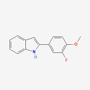 2-(3-fluoro-4-methoxyphenyl)-1H-indole