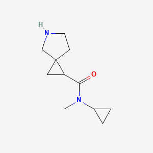 molecular formula C11H18N2O B2593485 N-Cyclopropyl-N-methyl-5-azaspiro[2.4]heptane-2-carboxamide CAS No. 1870953-60-8