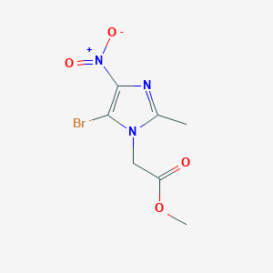 methyl (5-bromo-2-methyl-4-nitro-1H-imidazol-1-yl)acetate