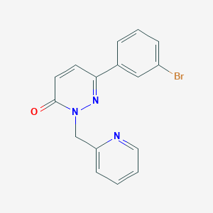 6-(3-bromophenyl)-2-(pyridin-2-ylmethyl)pyridazin-3(2H)-one