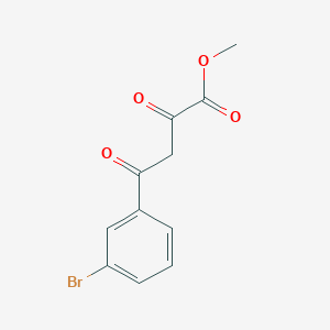 molecular formula C11H9BrO4 B2593628 4-(3-溴苯基)-2,4-二氧代丁酸甲酯 CAS No. 93618-22-5