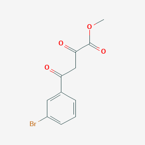 molecular formula C11H9BrO4 B2593628 4-(3-bromophényl)-2,4-dioxobutanoate de méthyle CAS No. 93618-22-5