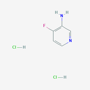 molecular formula C5H7Cl2FN2 B2593707 4-Fluoropyridin-3-amine dihydrochloride CAS No. 1707365-31-8