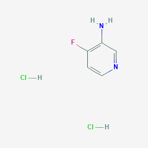 molecular formula C5H7Cl2FN2 B2593707 4-フルオロピリジン-3-アミン二塩酸塩 CAS No. 1707365-31-8