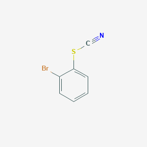 molecular formula C7H4BrNS B2593727 2-Bromophenylthiocyanate CAS No. 13037-60-0; 55757-32-9