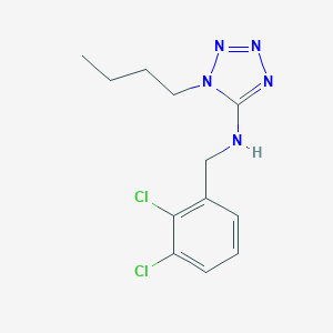 molecular formula C12H15Cl2N5 B259374 1-butyl-N-(2,3-dichlorobenzyl)-1H-tetrazol-5-amine 