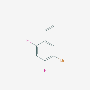 molecular formula C8H5BrF2 B2593856 5-Bromo-2,4-difluorostyrene CAS No. 1935371-62-2