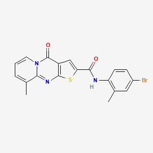 N-(4-bromo-2-methylphenyl)-9-methyl-4-oxo-4H-pyrido[1,2-a]thieno[2,3-d]pyrimidine-2-carboxamide