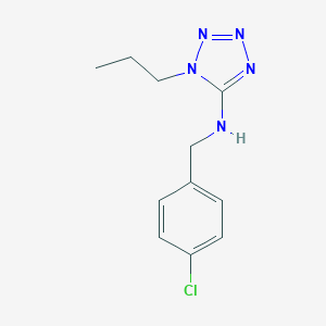 N-(4-chlorobenzyl)-1-propyl-1H-tetrazol-5-amine