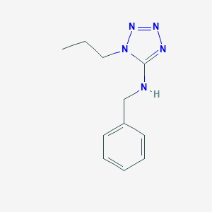 molecular formula C11H15N5 B259389 N-benzyl-1-propyl-1H-tetrazol-5-amine 