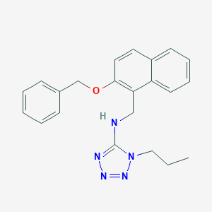 N-{[2-(benzyloxy)naphthalen-1-yl]methyl}-1-propyl-1H-tetrazol-5-amine