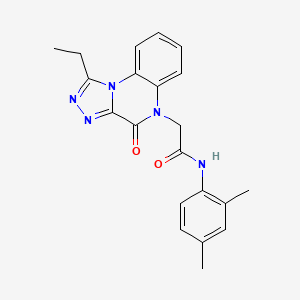 N-(2,4-dimethylphenyl)-2-(1-ethyl-4-oxo-[1,2,4]triazolo[4,3-a]quinoxalin-5(4H)-yl)acetamide