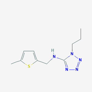 N-[(5-methylthiophen-2-yl)methyl]-1-propyl-1H-tetrazol-5-amine