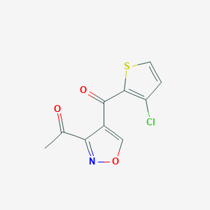 1-(4-((3-Chloro-2-thienyl)carbonyl)-3-isoxazolyl)-1-ethanone