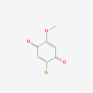 molecular formula C7H5BrO3 B2593920 2-溴-5-甲氧基环己-2,5-二烯-1,4-二酮 CAS No. 23030-65-1