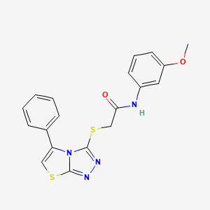 N-(3-methoxyphenyl)-2-((5-phenylthiazolo[2,3-c][1,2,4]triazol-3-yl)thio)acetamide