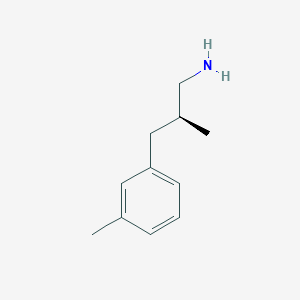 molecular formula C11H17N B2593972 (2S)-2-Methyl-3-(3-methylphenyl)propan-1-amine CAS No. 2248172-70-3